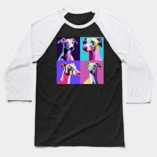 Italian Greyhound Pop Art - Dog Lover Gifts Baseball T-Shirt